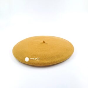 boina clásica color mostaza